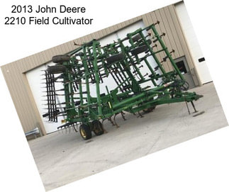 2013 John Deere 2210 Field Cultivator