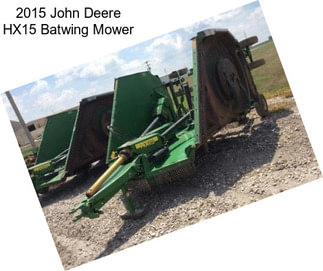 2015 John Deere HX15 Batwing Mower