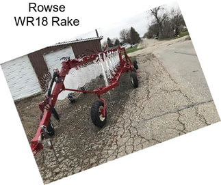 Rowse WR18 Rake