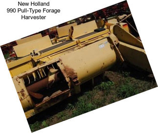 New Holland 990 Pull-Type Forage Harvester