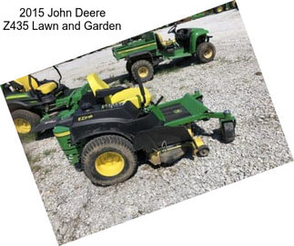 2015 John Deere Z435 Lawn and Garden