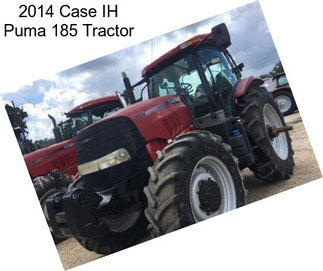 2014 Case IH Puma 185 Tractor