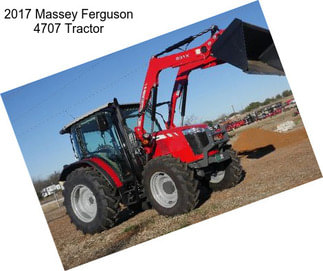 2017 Massey Ferguson 4707 Tractor