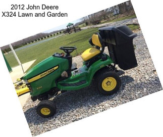 2012 John Deere X324 Lawn and Garden