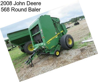 2008 John Deere 568 Round Baler