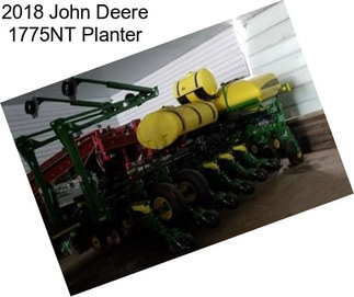 2018 John Deere 1775NT Planter