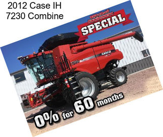 2012 Case IH 7230 Combine