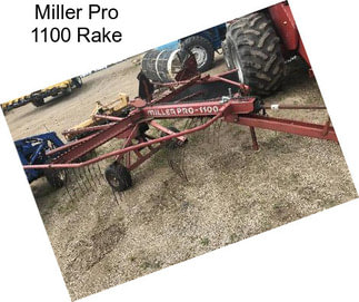 Miller Pro 1100 Rake