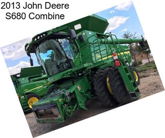 2013 John Deere S680 Combine