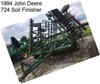 1994 John Deere 724 Soil Finisher