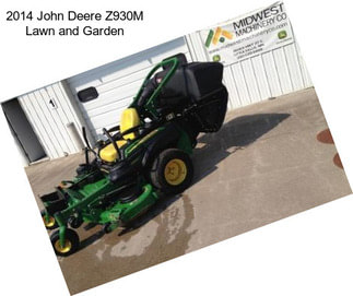 2014 John Deere Z930M Lawn and Garden