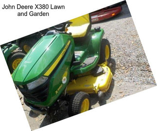 John Deere X380 Lawn and Garden