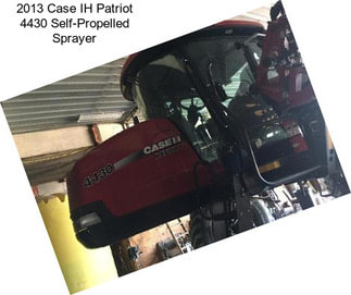 2013 Case IH Patriot 4430 Self-Propelled Sprayer