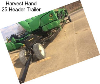 Harvest Hand 25 Header Trailer