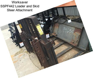 Worksaver SSPF442 Loader and Skid Steer Attachment