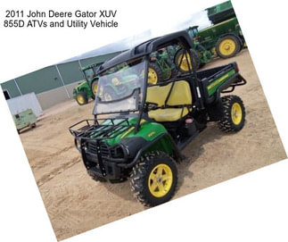 2011 John Deere Gator XUV 855D ATVs and Utility Vehicle