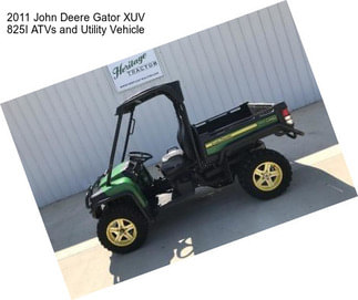 2011 John Deere Gator XUV 825I ATVs and Utility Vehicle