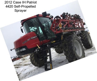 2012 Case IH Patriot 4420 Self-Propelled Sprayer