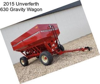 2015 Unverferth 630 Gravity Wagon
