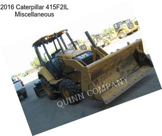 2016 Caterpillar 415F2IL Miscellaneous