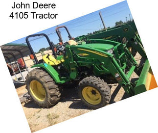 John Deere 4105 Tractor