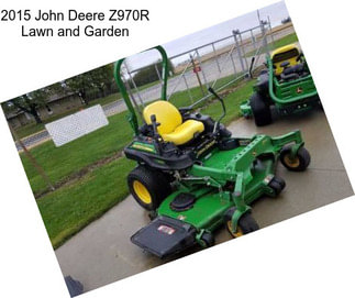 2015 John Deere Z970R Lawn and Garden