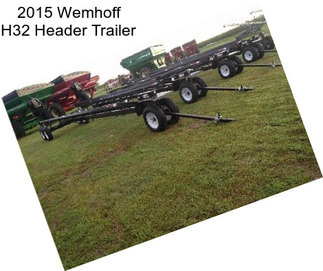 2015 Wemhoff H32 Header Trailer