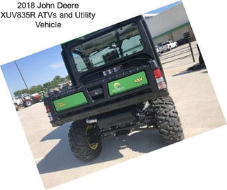 2018 John Deere XUV835R ATVs and Utility Vehicle