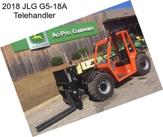 2018 JLG G5-18A Telehandler