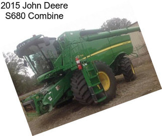 2015 John Deere S680 Combine