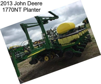 2013 John Deere 1770NT Planter