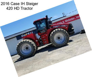2016 Case IH Steiger 420 HD Tractor