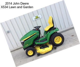 2014 John Deere X534 Lawn and Garden