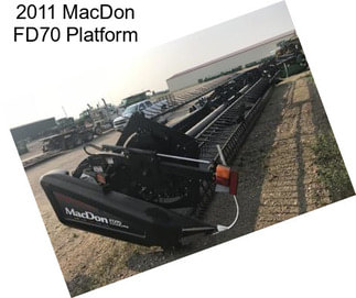 2011 MacDon FD70 Platform