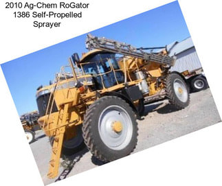 2010 Ag-Chem RoGator 1386 Self-Propelled Sprayer