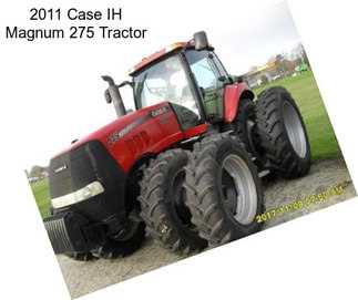 2011 Case IH Magnum 275 Tractor