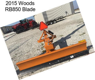 2015 Woods RB850 Blade