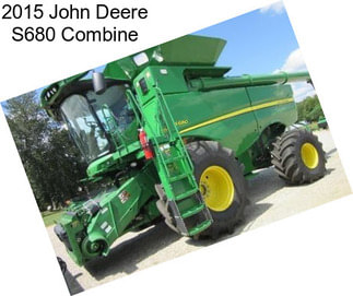 2015 John Deere S680 Combine