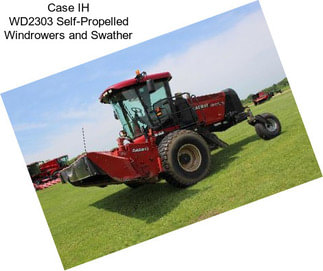 Case IH WD2303 Self-Propelled Windrowers and Swather