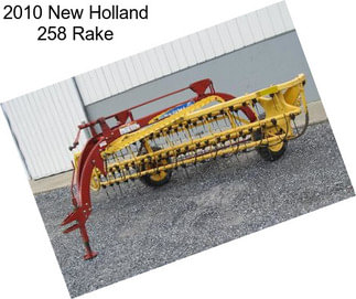 2010 New Holland 258 Rake