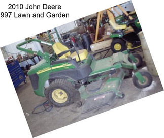 2010 John Deere 997 Lawn and Garden