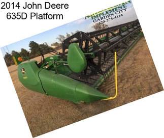 2014 John Deere 635D Platform