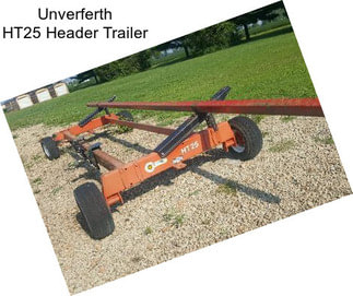 Unverferth HT25 Header Trailer