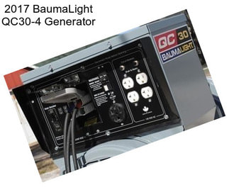 2017 BaumaLight QC30-4 Generator