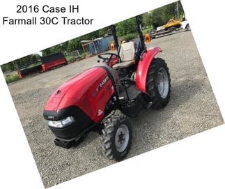 2016 Case IH Farmall 30C Tractor