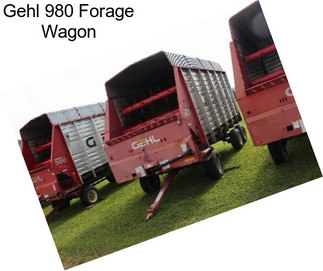 Gehl 980 Forage Wagon