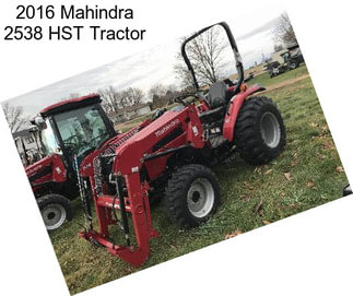 2016 Mahindra 2538 HST Tractor