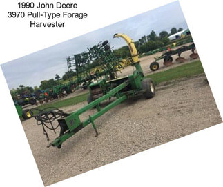 1990 John Deere 3970 Pull-Type Forage Harvester