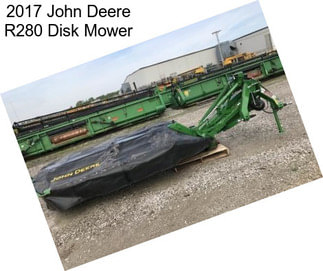 2017 John Deere R280 Disk Mower