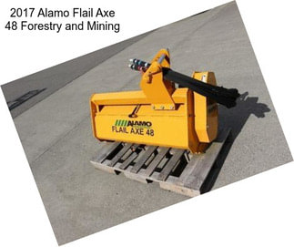 2017 Alamo Flail Axe 48 Forestry and Mining